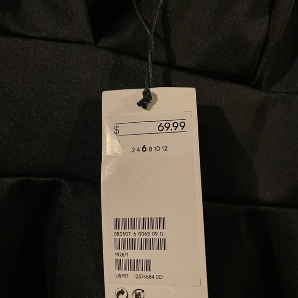 Black H&M Satin Cocktail Dress - Picture 3 of 3